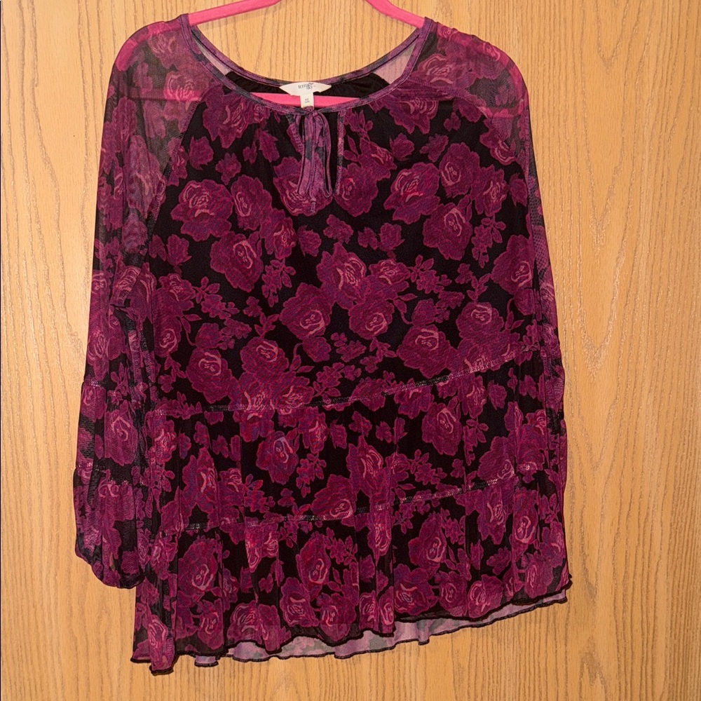 Women's Floral top 0x